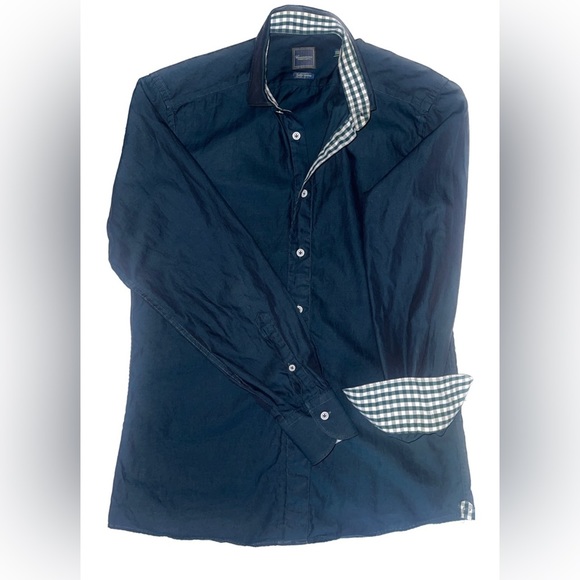 👔 2 FOR $20 👔 Camicissima Deep Green Men’s Dress Shirt - Picture 5 of 8